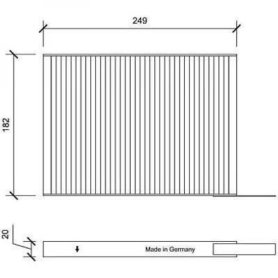 FILTRO ABITACOLO RENAU COMPATIBILE CON RENAULT Koleos 09.2008-