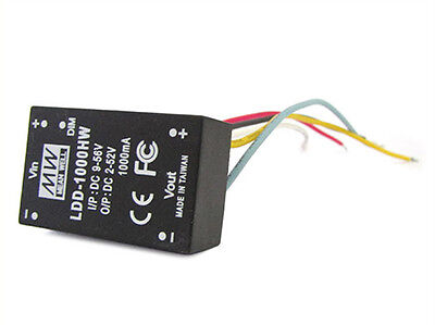 DC/DC Step Down Converter Meanwell LDD-1000HW 1000mA da DC9-56V a DC2-52V