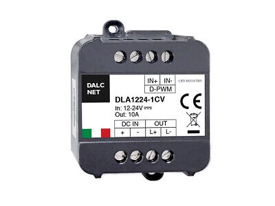 Dalcnet Easy Booster Led Amplificatore Segnale PWM DC 12V 24V 10A CV DLA1224-1C
