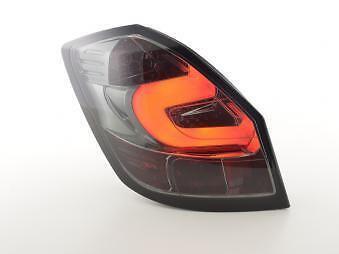 Coppia Fari Fanali Posteriori Tuning LED LTI Fabia5 porte da 2007 nero