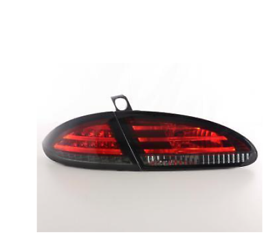 Coppia Fari Fanali Posteriori Tuning LED Leon 1P 2005 > 2009 rosso fumè