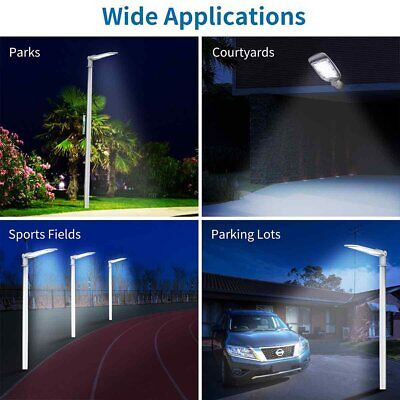 Lampione Stradale LED Sottile e Regolabile Fredda 6500K 17400 Lumens 200W