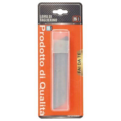 10 Pezzi Lame Di Ricambio 25mm Per Taglierini Grande <ul><li>Lame Da