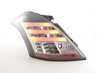 Coppia Fari Fanali Posteriori Tuning LED LTI Swift Sport 11-13 nero