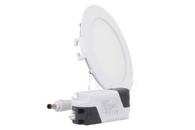 Faretto Pannello Led Da Incasso Rotondo 6W Bianco Neutro Diametro 120mm