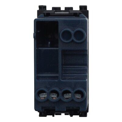 ETTROIT Interruttore 1P 16A Unipolare Colore Nero Compatibile Con Vimar Arke