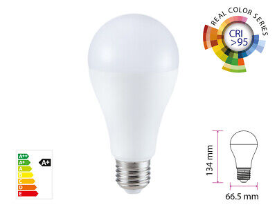 Lampada A Led E27 CRI 95 A60 12W Caldo 2700K 1055lm Alta Resa Cromatica SKU-748