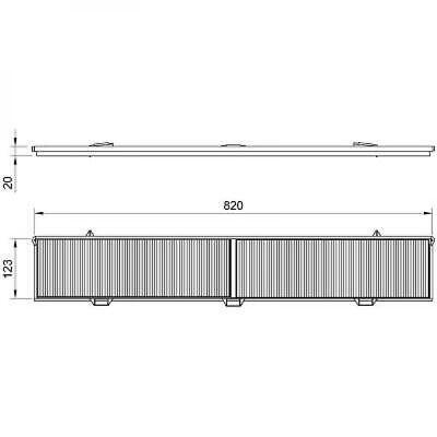 Filtro abitacolo antipolline Serie1 E81 E87/E88/E82/E90/E93