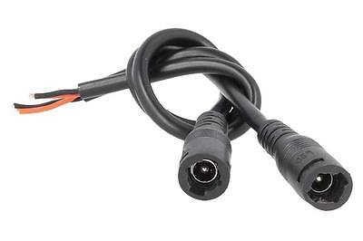 2 PZ Connettori Spinotto Femmine DC Con Lock Blocco Di Sicurezza Colore Nero Dia