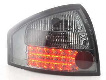 Coppia Fari Fanali Posteriori Tuning LED A6 Berlina (4B) 97-03 nero