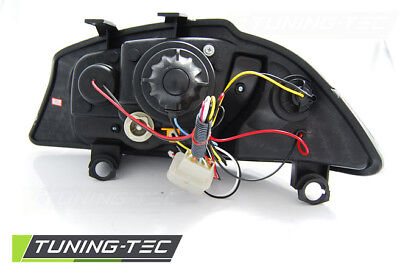 Coppia Faro Fanale Tuning Anteriore IBIZA 6L 04.02-08 DAYLIGHT Cromato