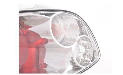 Coppia fari fanali posteriori TUNING 206 98-05 3/5 porte CROMATI