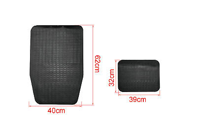 Kit Tappetini Auto In Gomma Universale Anteriori 62X40cm Posteriori 39X32cm