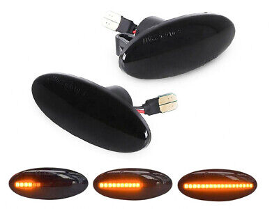 Kit Freccia Laterale a Led Side Marker Dinamica Lente Fume Qashqai X-trail Cube