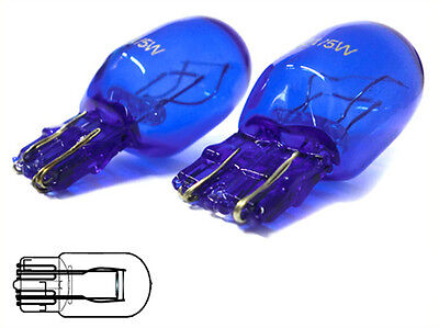 COPPIA Lampada Lampadina Luce T20 W21/5W 12V EFFETTO XENO Bianco DOPPIO FILAMENT