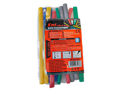 10 Pezzi Guaine Termorestringente Misura 5X120mm Colori Misti Assortiti <ul>