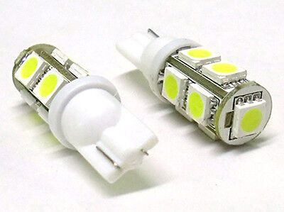 Lampada Led T10 W5W 9 Smd 5050 Bianco Luci Posizione 12V