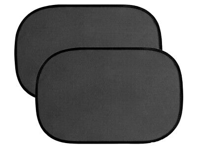 2 Pezzi Tendina Parasole Laterale Auto 44X38cm Nero <ul><li>La Compatta Rete