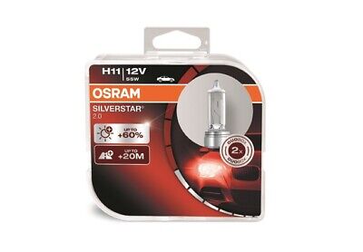 Halogen OSRAM SILVERSTAR H11 12V 55W + 60% DUO &