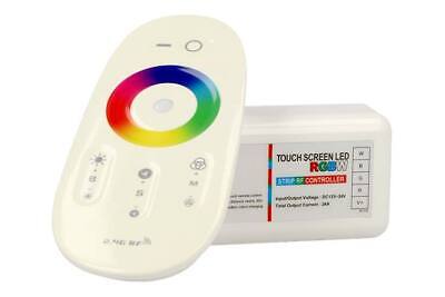 Led Controller Dimmer RGBW RGB+W 4 Canali Telecomando RF Touch 2,4G 12V 24V