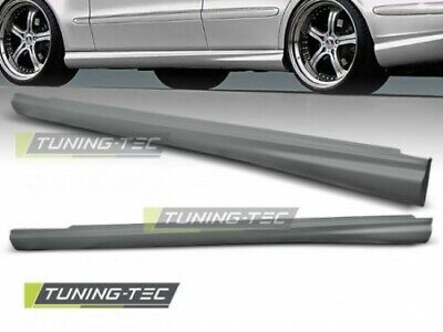 Coppia set minigonne TUNING look E63 ClasseE W211 2002-2006 berlina e S