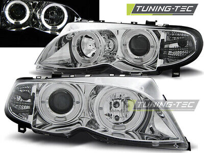 HEADLIGHTS ANGEL EYES CHROME fits E46 09.01-03.05