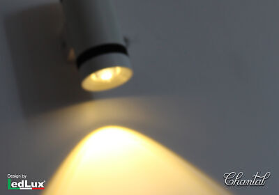 Applique Led Da Parete Modello Chantal Italian Design Moderna 3W Singolo Illumi