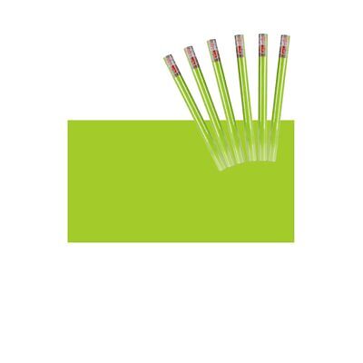 6 Rotoli Carta Adesive Per Mobili 45X200cm Colore Verde Chiaro da Parati