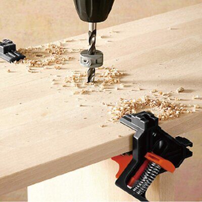2 Pezzi Morsetti ad Angolo Retto in Plastica ABS per Lavorazione del Legno