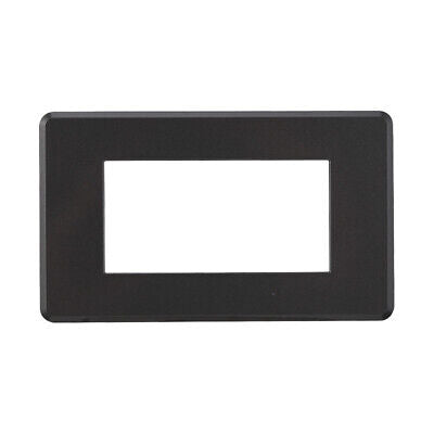 ETTROIT Placca Slim Sottile 4P Serie Moon Colore Acciaio Scuro Compatibile Con