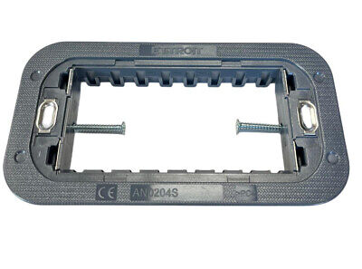 ETTROIT Supporto Slim Sottile 4P Serie Moon 4 Posti Per Scatole 504 Compatibile