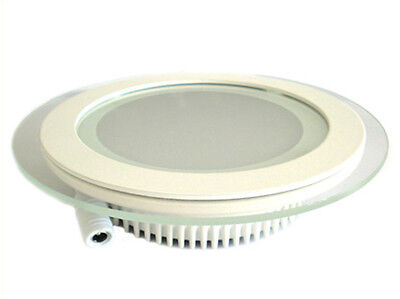 Faretto Led Da Incasso Rotondo 6W Diametro 100mm Bianco Freddo Con Vetro Design