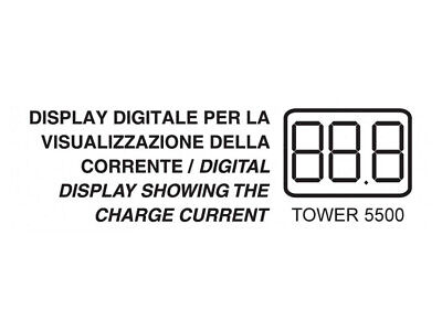 Electromem Tower 3500 Caricabatterie Manuale con Avviamento 12V 24V 45A