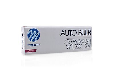 LOTTO DI 10 PEZZI Lampada M-TECH 12V/1.2W T5