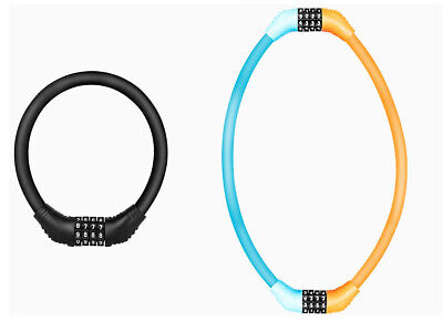 Lucchetto Bici Combinazione 4 Cifre 11X600mm Per Bicicletta Monopattino Colore