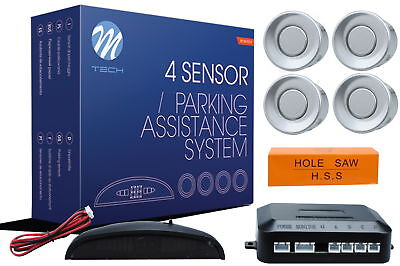 kit montaggio universale Sensori pdc parcheggio CP4 22mm buzzer Grigio argento