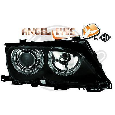 Coppia fari fanali anteriori TUNING Serie 3 E46 01-05 berlina touring neri