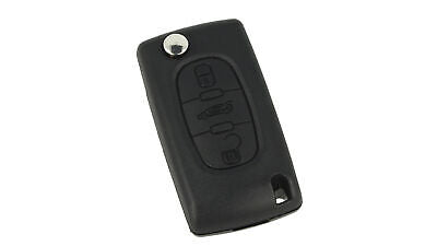Guscio Chiave Telecomando 3 Tasti Con Lama NE72 Batteria Su Circuito Senza Tran