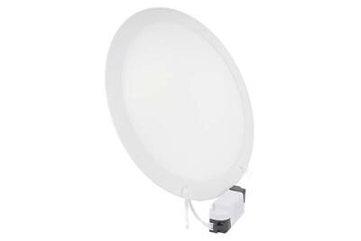 Faretto Pannello Led Da Incasso Rotondo 24W Bianco Neutro Diametro 300mm