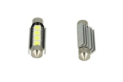24V Lampada Led Siluro Canbus T11 C5W 42mm 4 SMD 5050 Colore Giallo Arancione