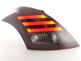 Coppia Fari Fanali Posteriori Tuning LED LTI CCFL Swift 2011- rosso/nero