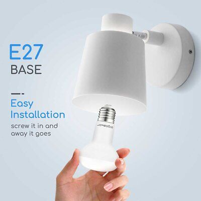 Lampadina LED E27 9W R63 Luce Bianca Fredda 6400k 840 Lumens Angolo a Fascio