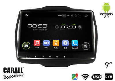 Autoradio Android 8.0 Renagade GPS DVD USB SD WI-FI Bluetooth Navigatore