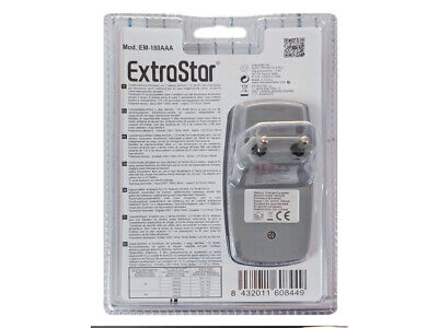 Kit Caricabatterie Caricatore Con 4 Pile Stilo AAA Ricaricabile Ni-Cd Ni-M