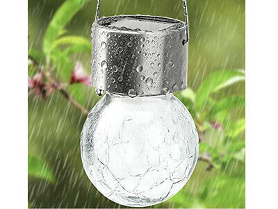 Lampada Solare Da Appendere Forma Palla Globo Diametro 60mm Per Giardino