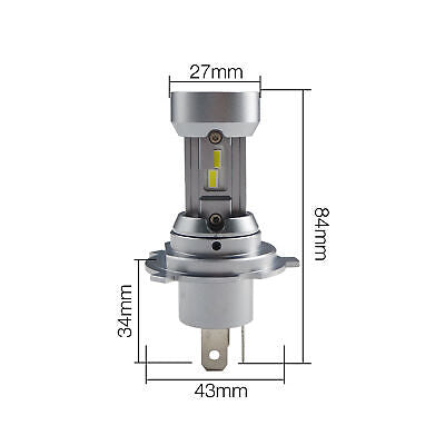 H4-H19 Led Conversion iLuz EVO 2 pezzi 2000-2500lm 6500°K 9-60V 20-30W