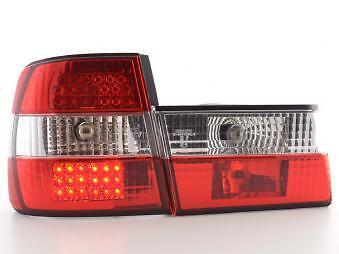 Coppia Fari Fanali Posteriori Tuning LED serie 5 (E34) 88-94 Rossi