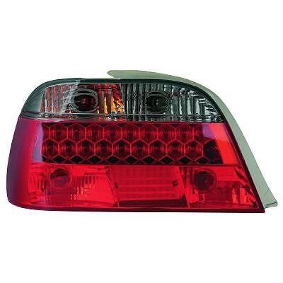 Coppia fari fanali posteriori TUNING Serie 7 E38 94-01 LED rosso nero