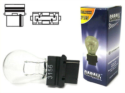 Lampada Alogena 3156 Clear T25 P27W 12V 27W W2.5x16d Mono Filamento