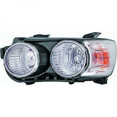 Faro anteriore sx AVEO 11- nero/cromato H7 H1 PY21W W5W motor reg el